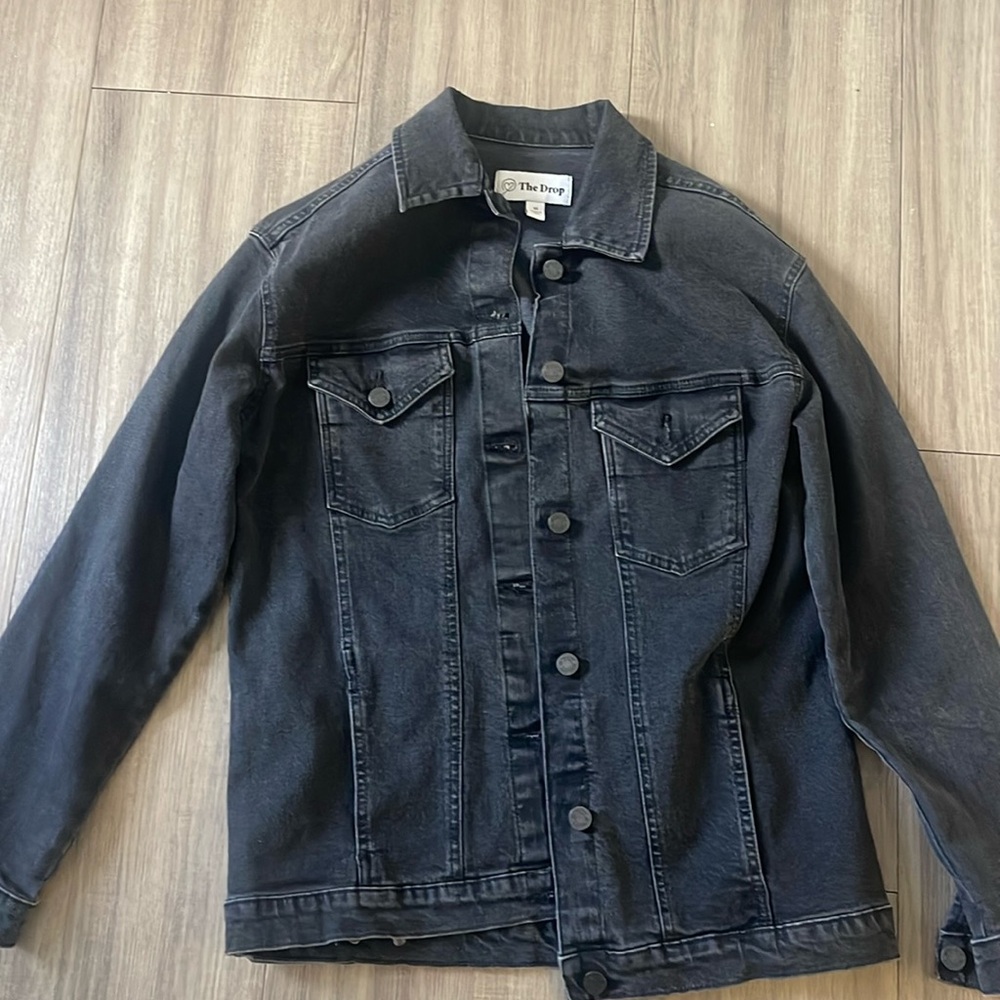 Black jean jacket